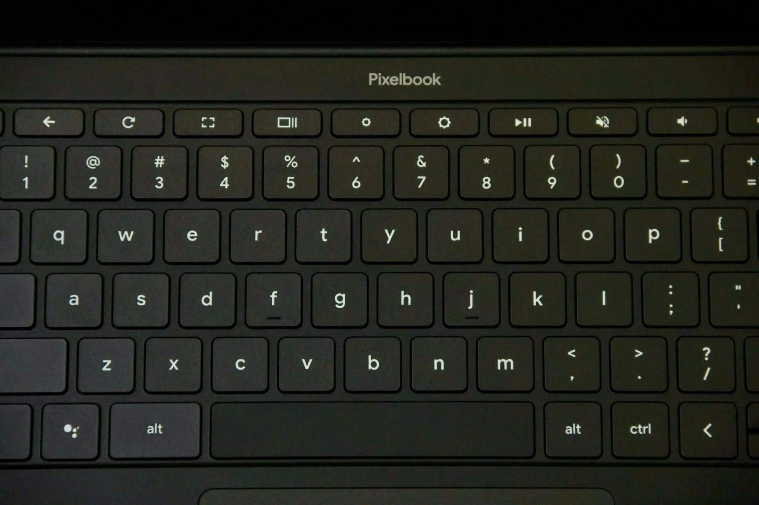 Pixelbook Go:キーボード(中央部)