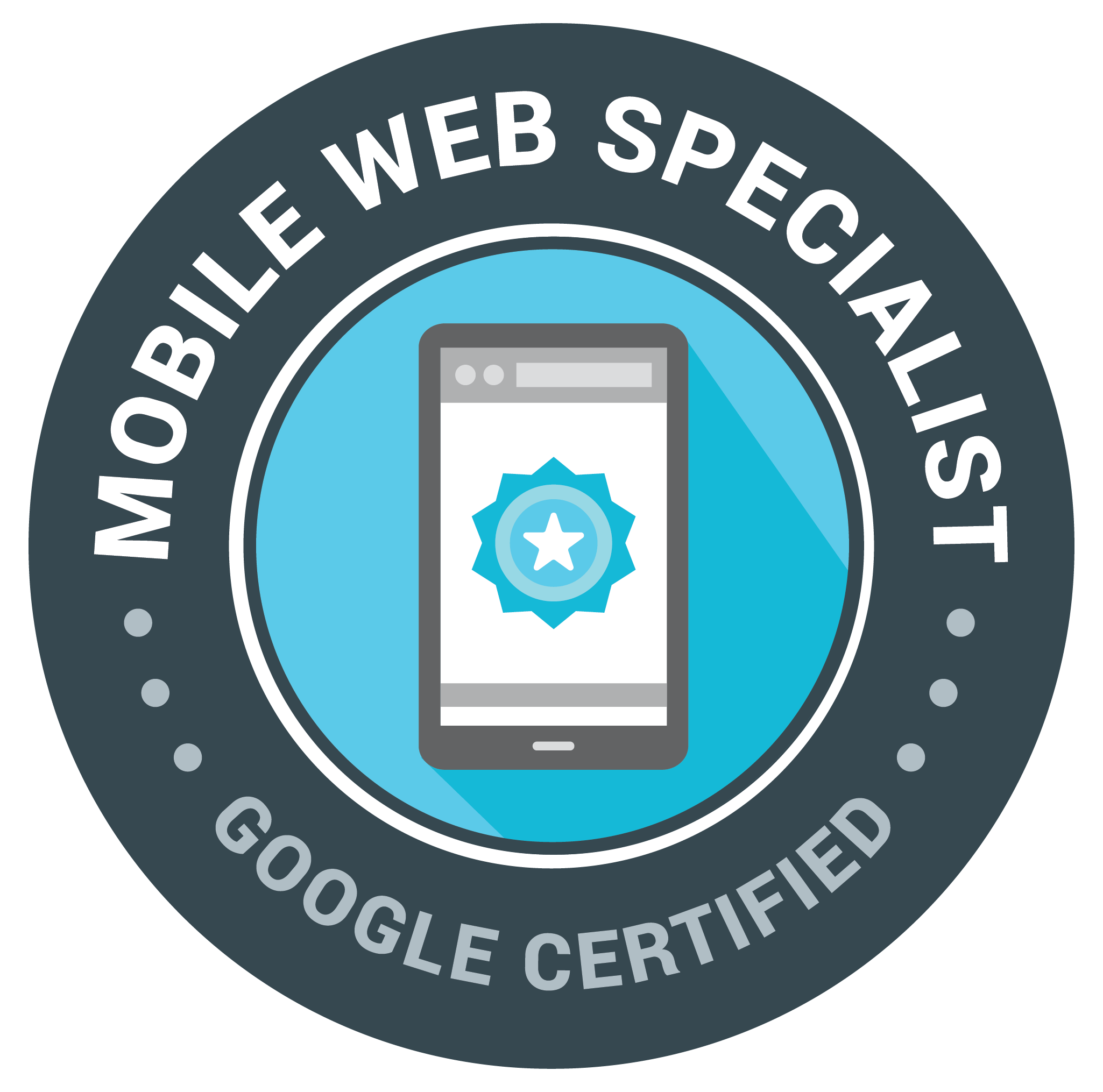 Mobile Web Specialist 認定資格 バッジ