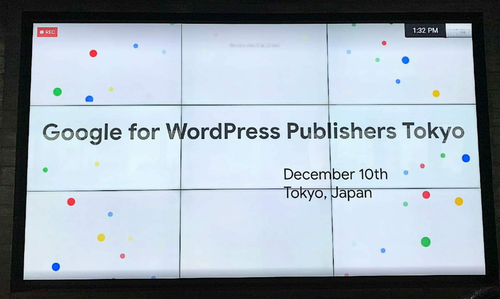 Google for WordPress Publishers Tokyo