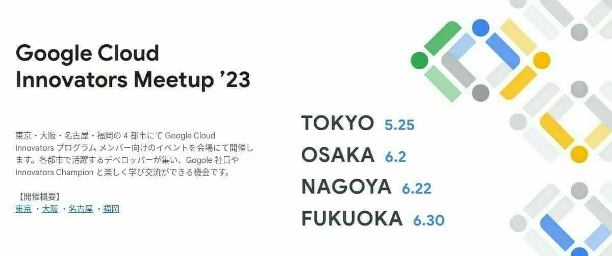 [Google Cloud] Google Cloud Innovators Meetup ’23