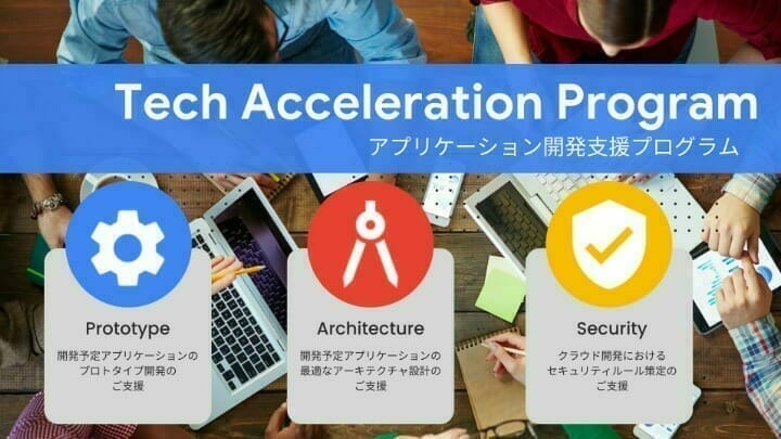 GCP：アプリケーション開発支援プログラム Tech Acceleration プログラム