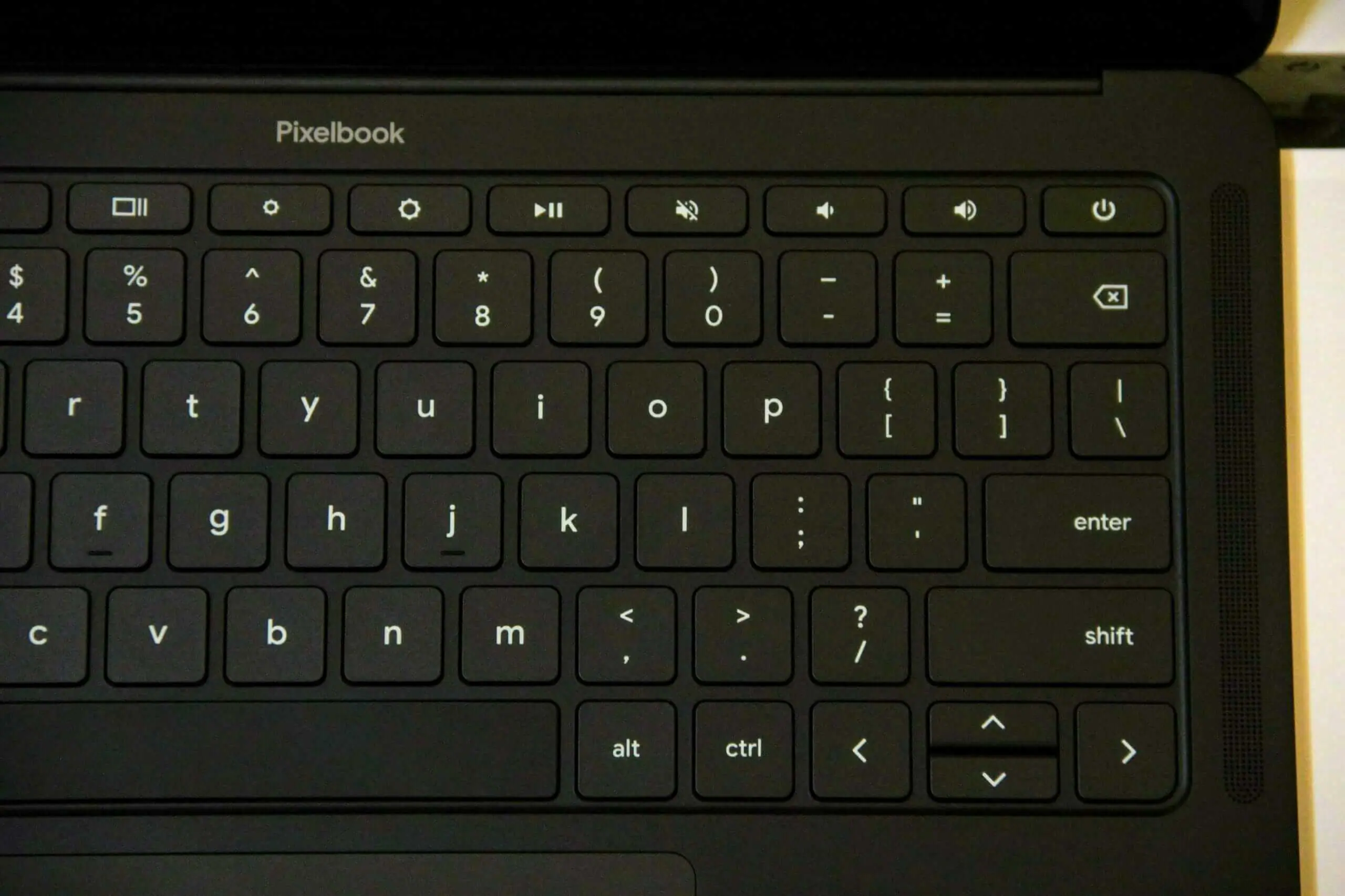 Pixelbook Go:キーボード(右側)