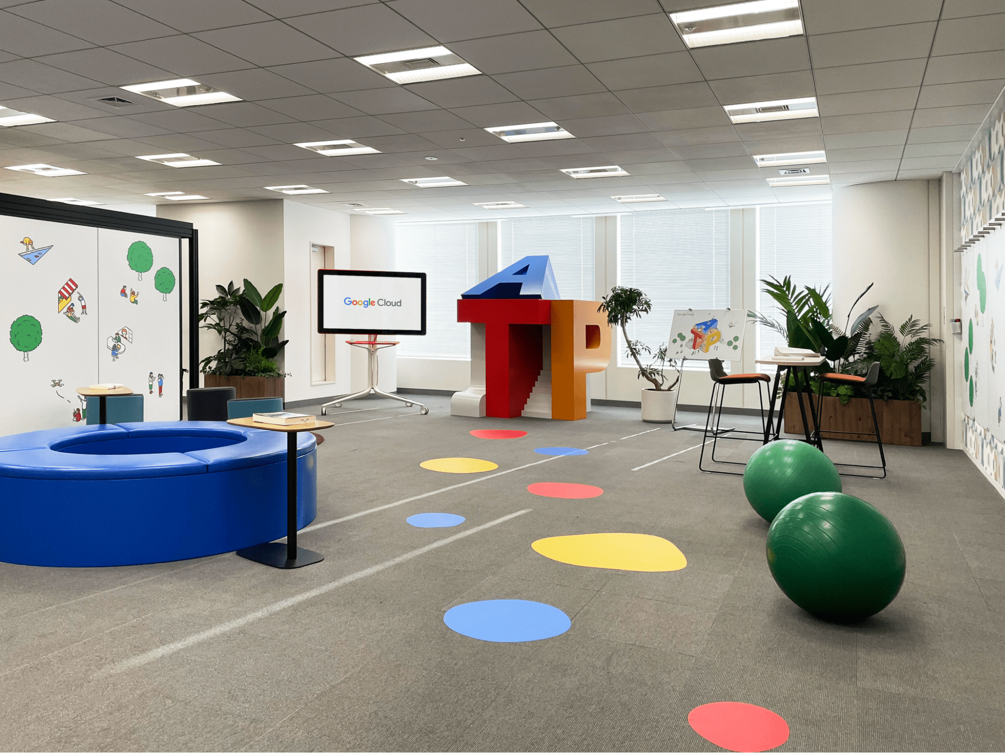 Google 合同会社 六本木オフィス：Tech Acceleration Program 専用スペース