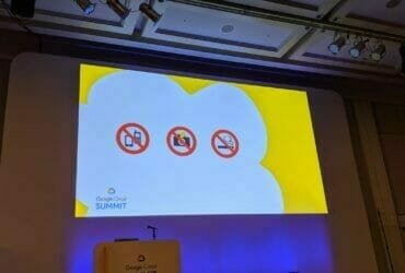 Google Cloud Summit ’19 in 大阪 のセッション中は電話/撮影/喫煙 禁止