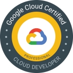 Professional Cloud Developer 認定資格 バッジ