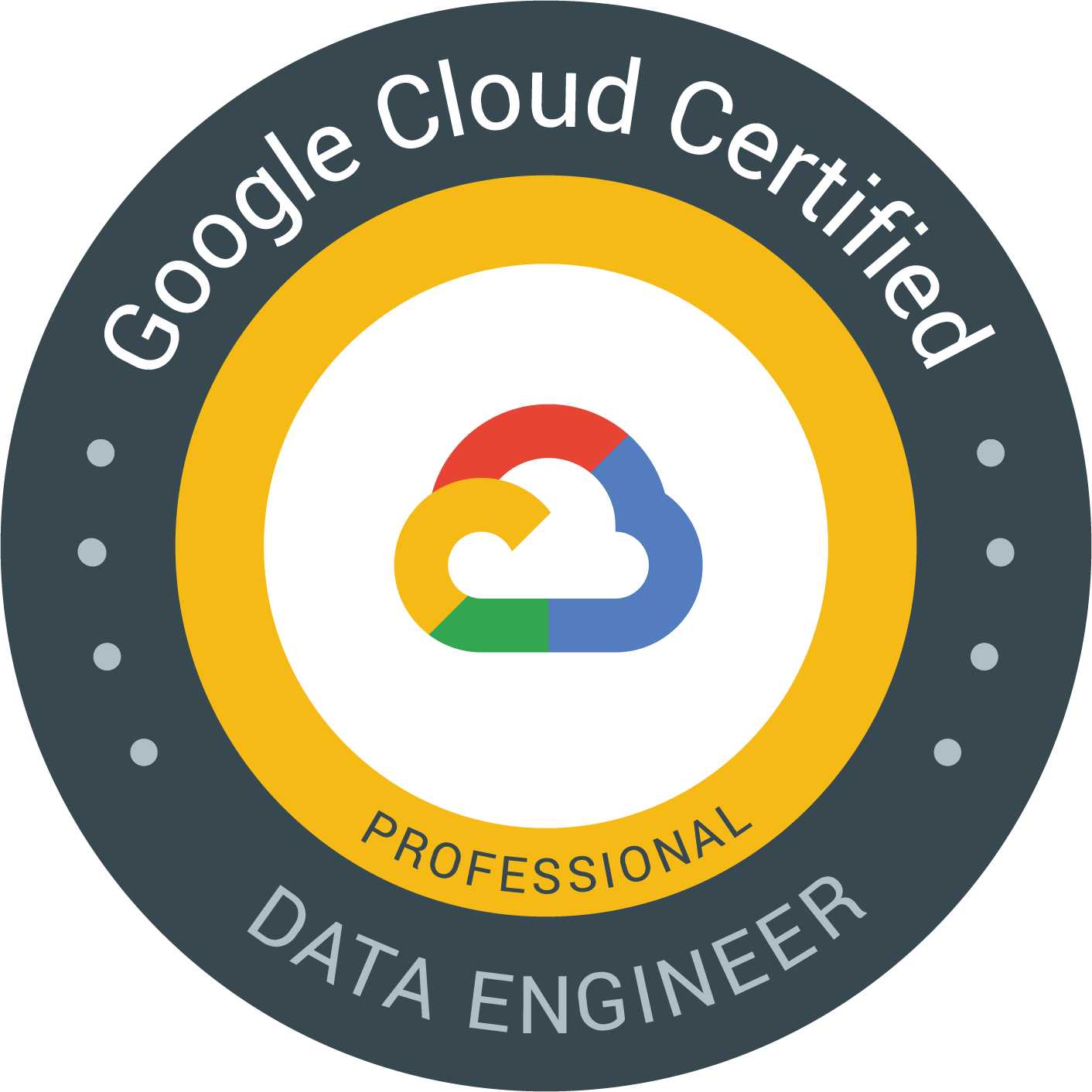 Professional Data Engineer 認定資格 バッジ
