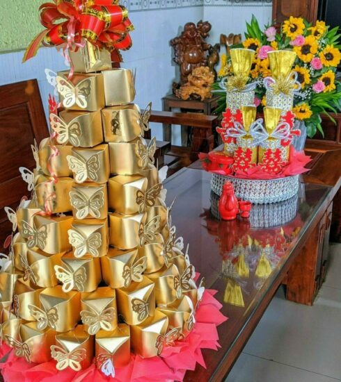 ベトナム結婚式：お供え物