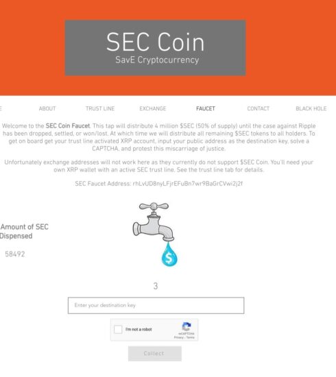 SEC Coin: the world's first protest token