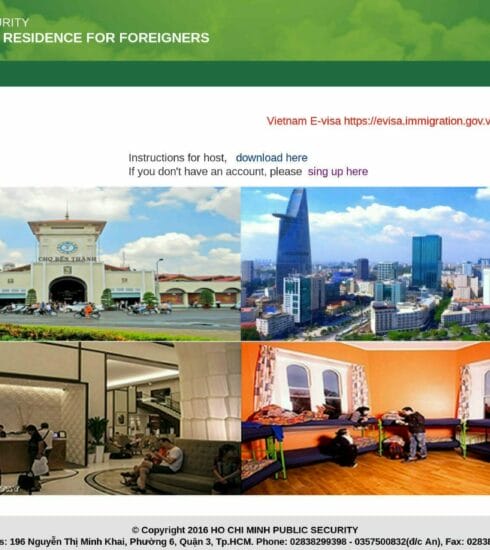 Foreigner Residential Registration Database：Web サイト